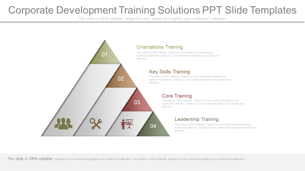 Corporate Development Training Solutions PPT Slide Templates