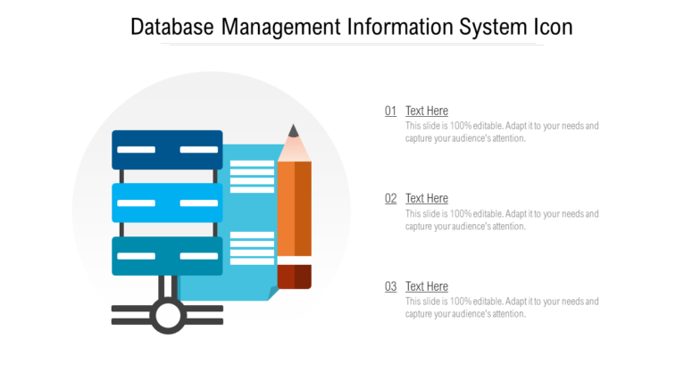Database Management Information System Icon