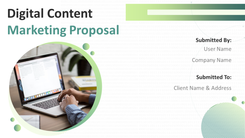 Digital Content Marketing PowerPoint Proposal
