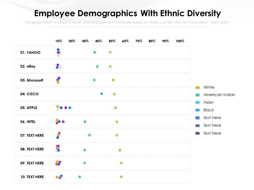 Employee Demographics With Ethnic Diversity