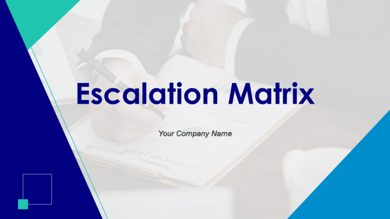 Escalation Matrix PowerPoint Presentation Slides