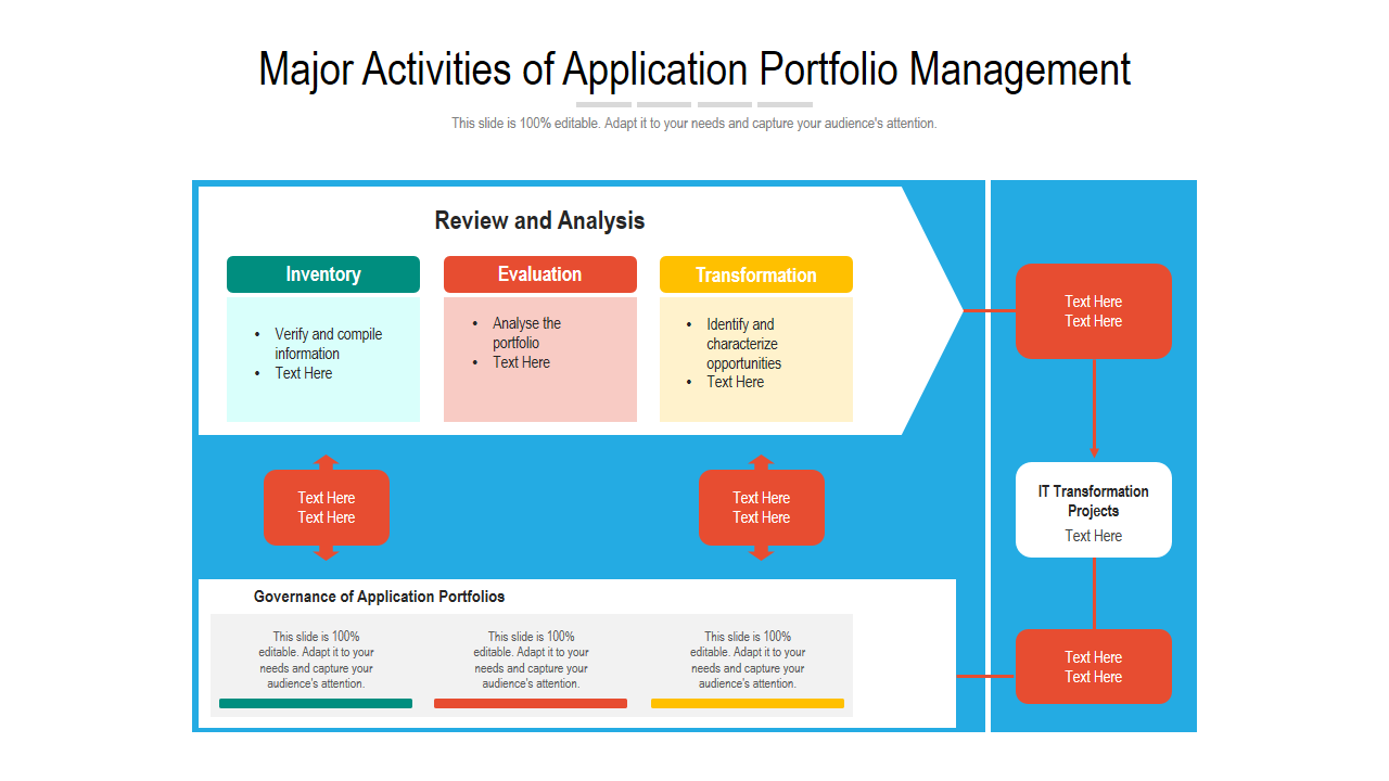 Major Activities of Application Portfolio Management 