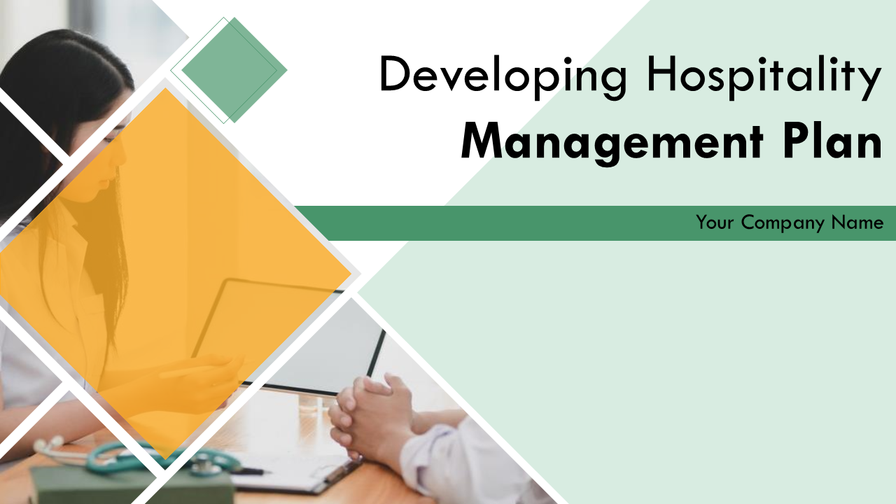 Developing Hospitality Management Plan PowerPoint Presentation