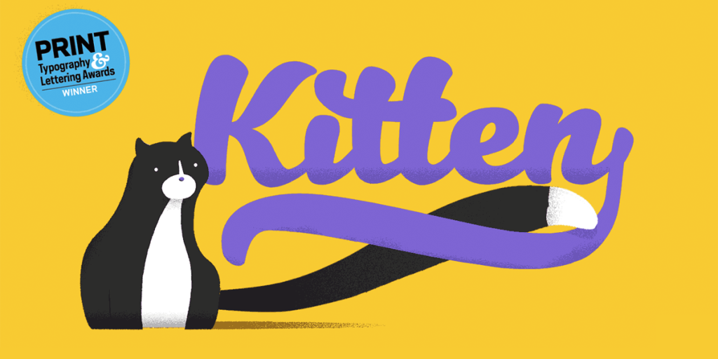 Kätzchen Schriftart Kätzchen Schriftart