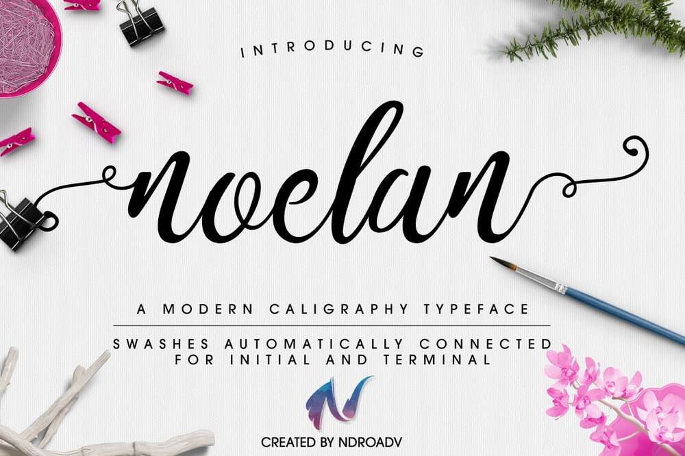 Noelan Free Font Handschriftlich Noelan Free Font Handschriftlich