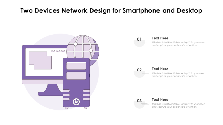 Two Devices Network Design For Smartphone And Desktop