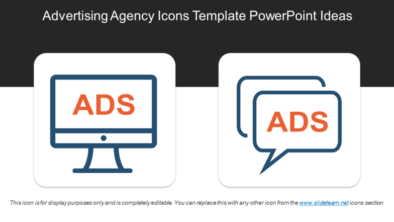 Advertising Agency Icons Template PowerPoint Ideas