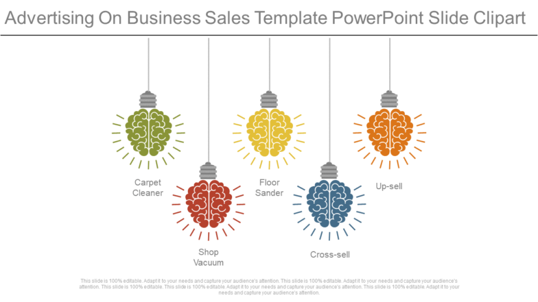 Advertising On Business Sales Template PowerPoint