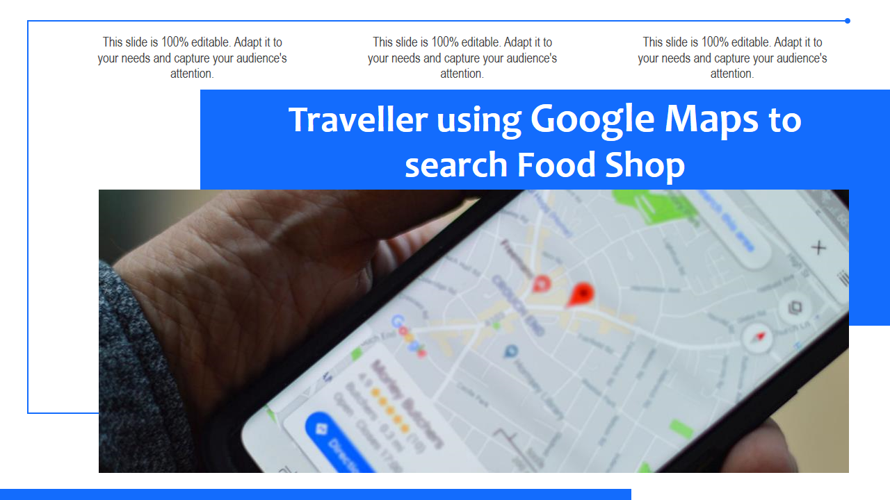 Traveller Using Google Maps