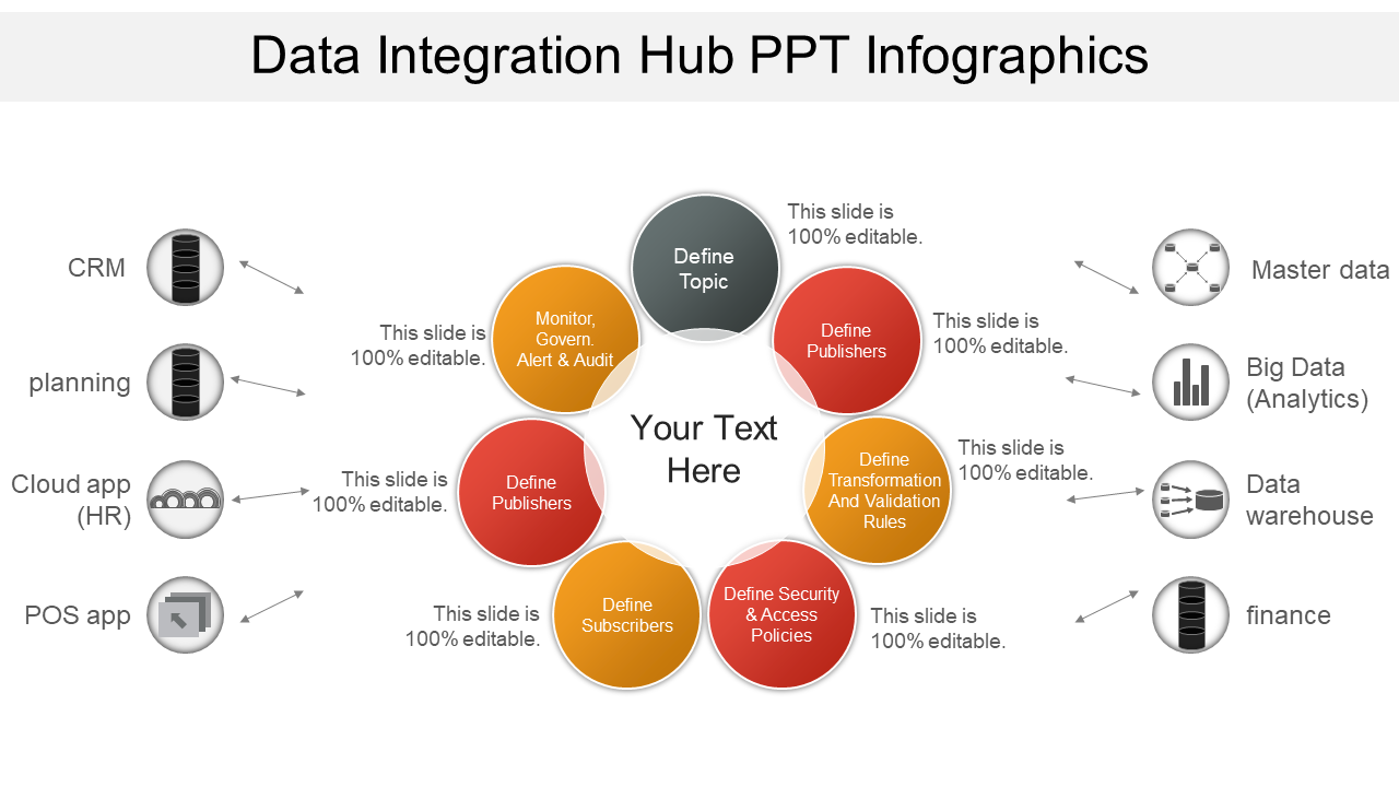  Hub PPT Infographics