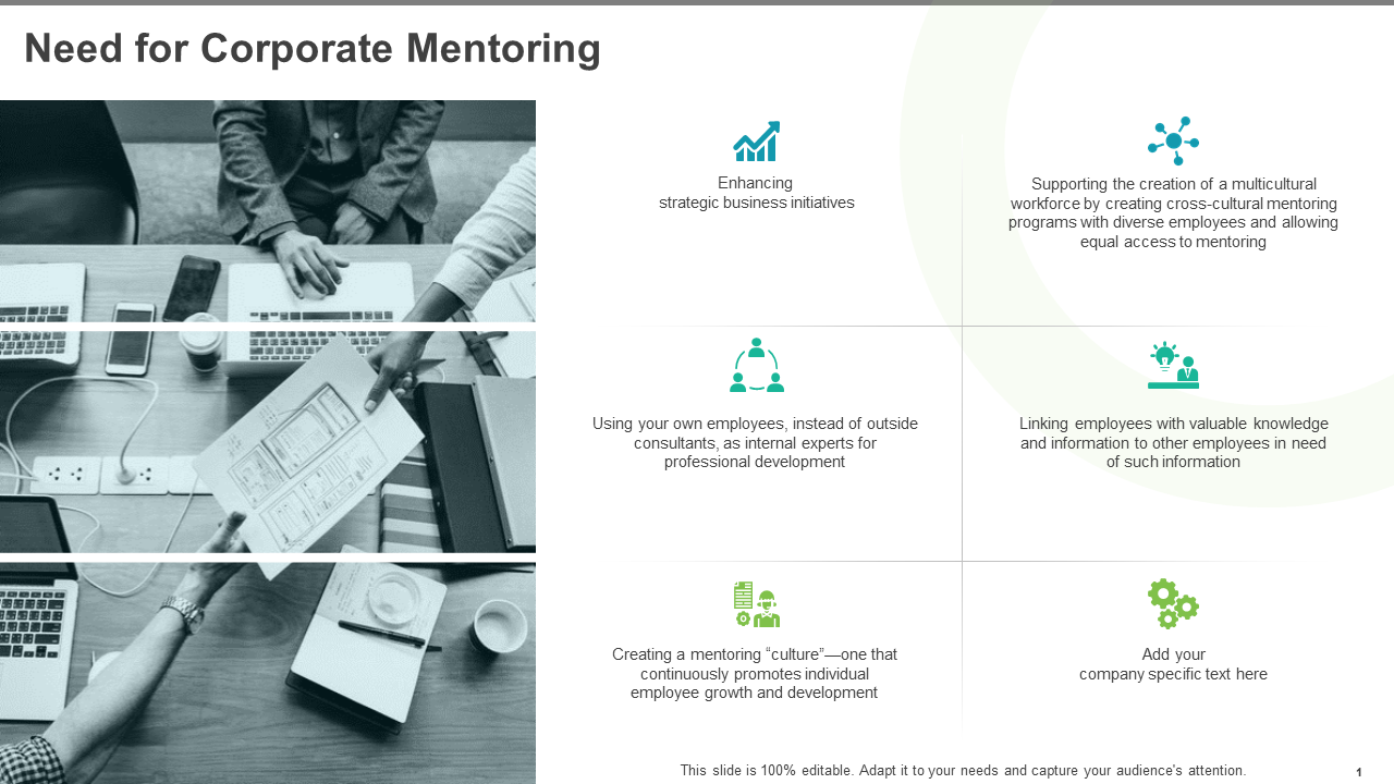 Need For Corporate Mentoring Business PowerPoint Presentation Slide