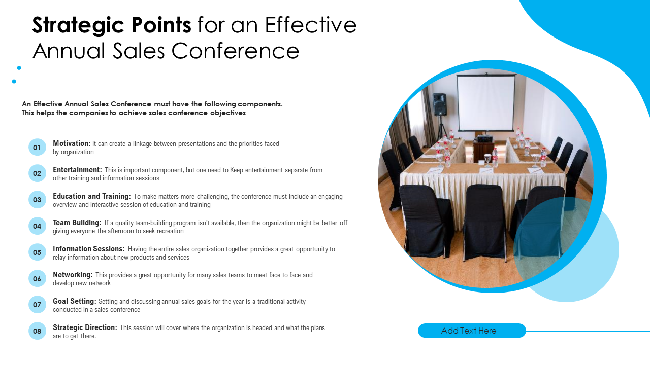 Strategic Points For An Effective Annual Sales Conference