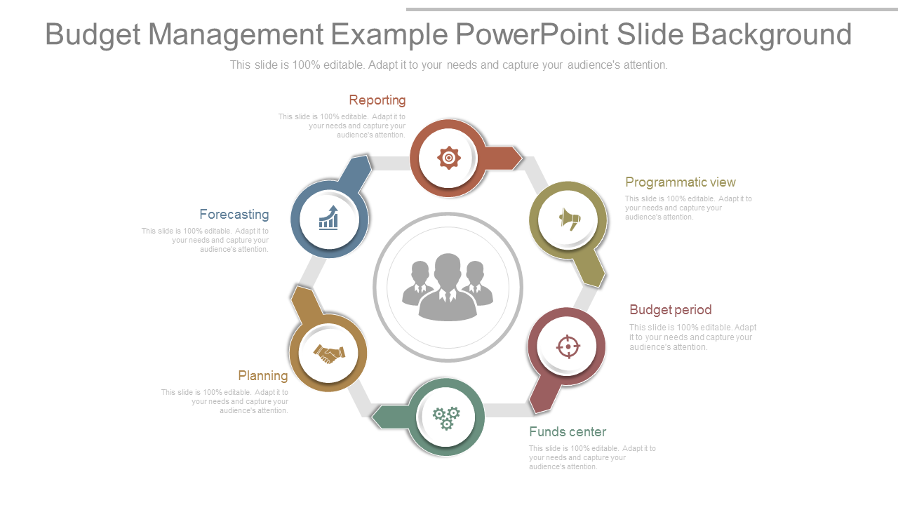 Budget Management Example PowerPoint Slides