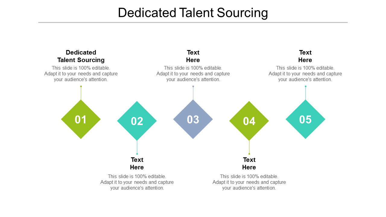 Dedicated Talent Sourcing PowerPoint Presentation Slides