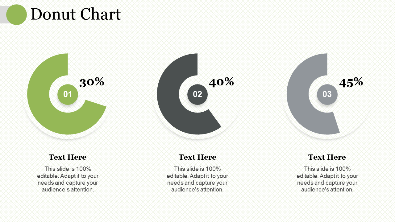 Donut Chart PPT Template