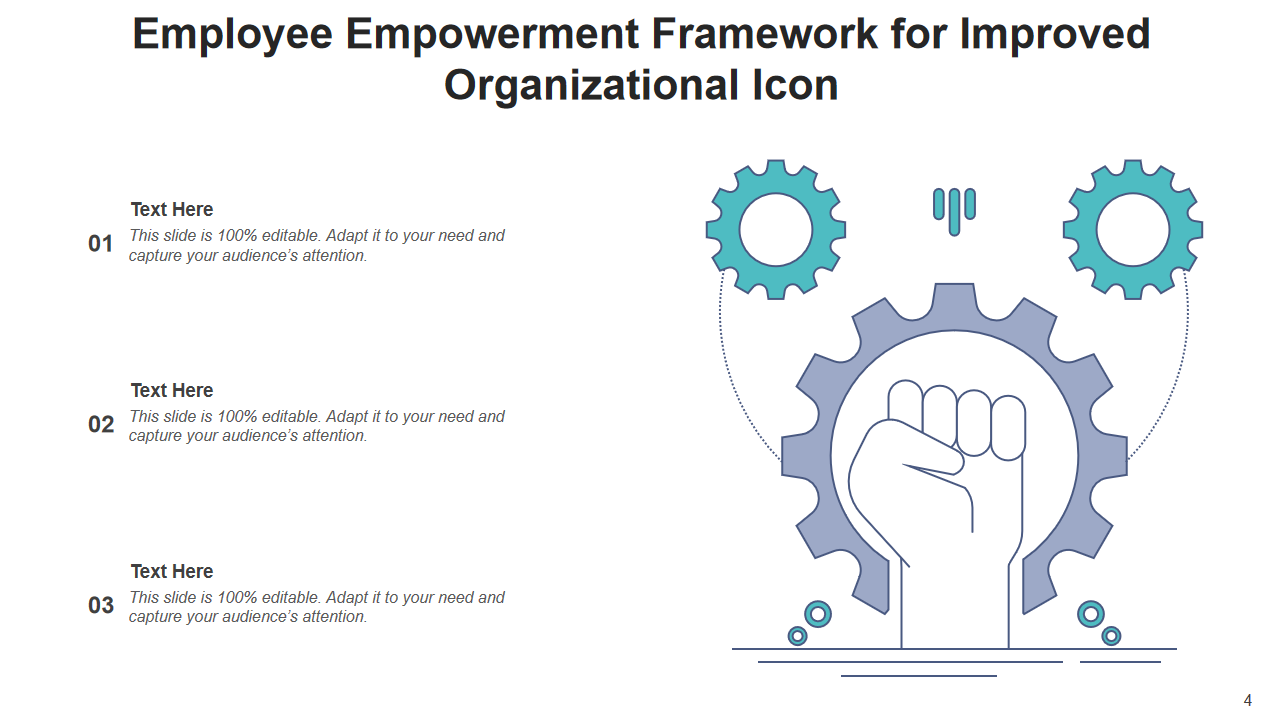 Employee Empowerment Framework for Improved Organizational Icon 