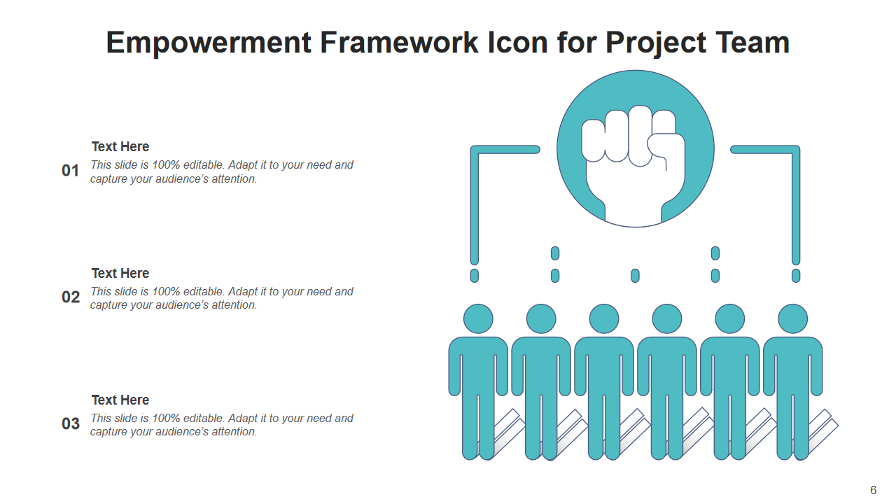 Empowerment Framework Icon for Project Team 