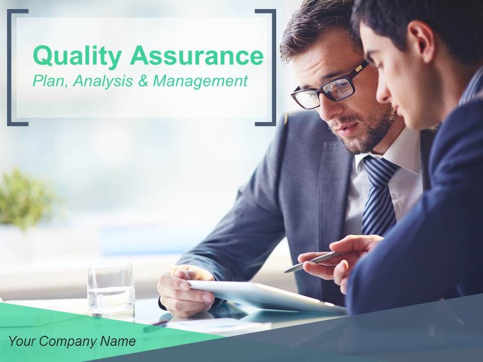 Quality Assurance Plan Analysis And Management