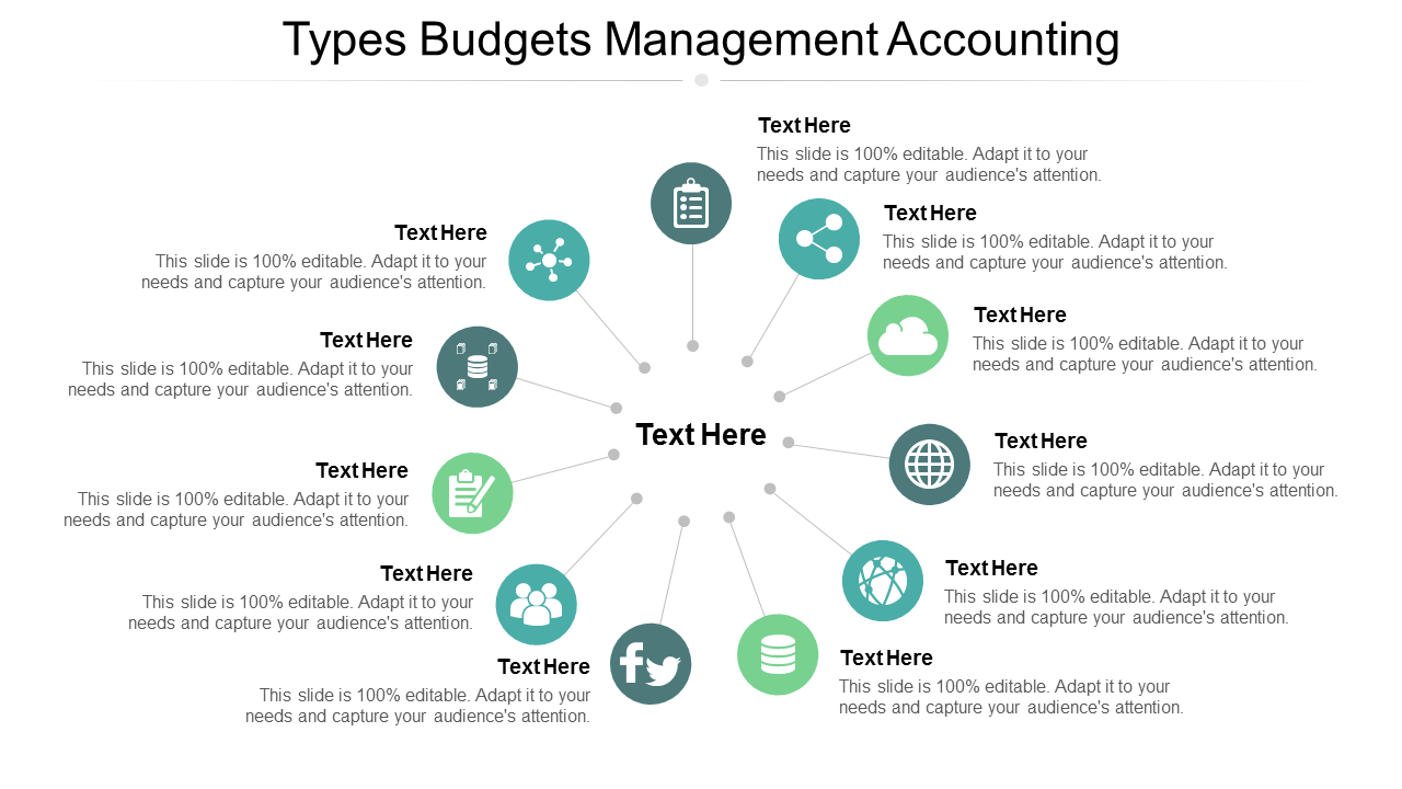 Types Budgets Management PowerPoint Slides