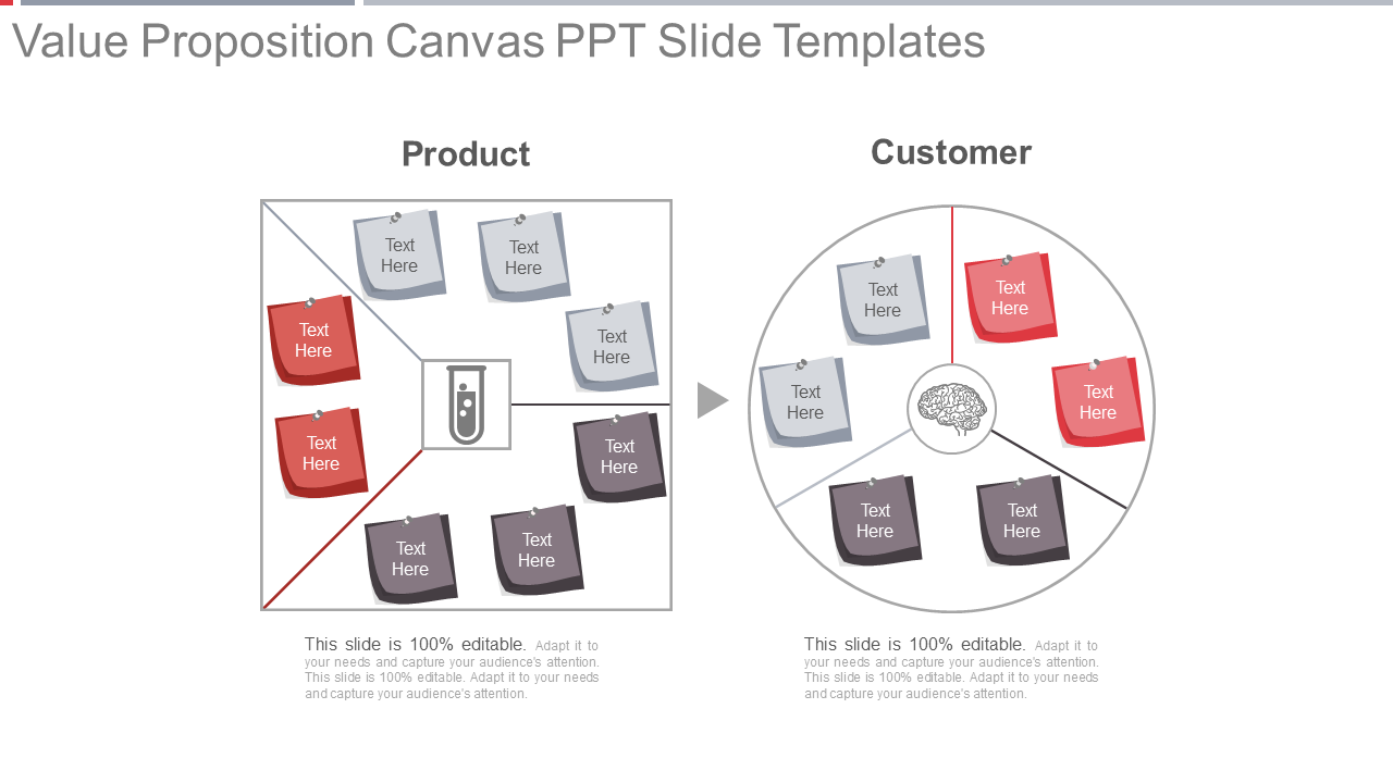 Value Proposition Canvas PPT Slide