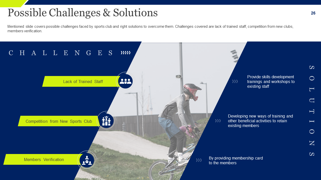 Possible Challenges & Solutions Slide