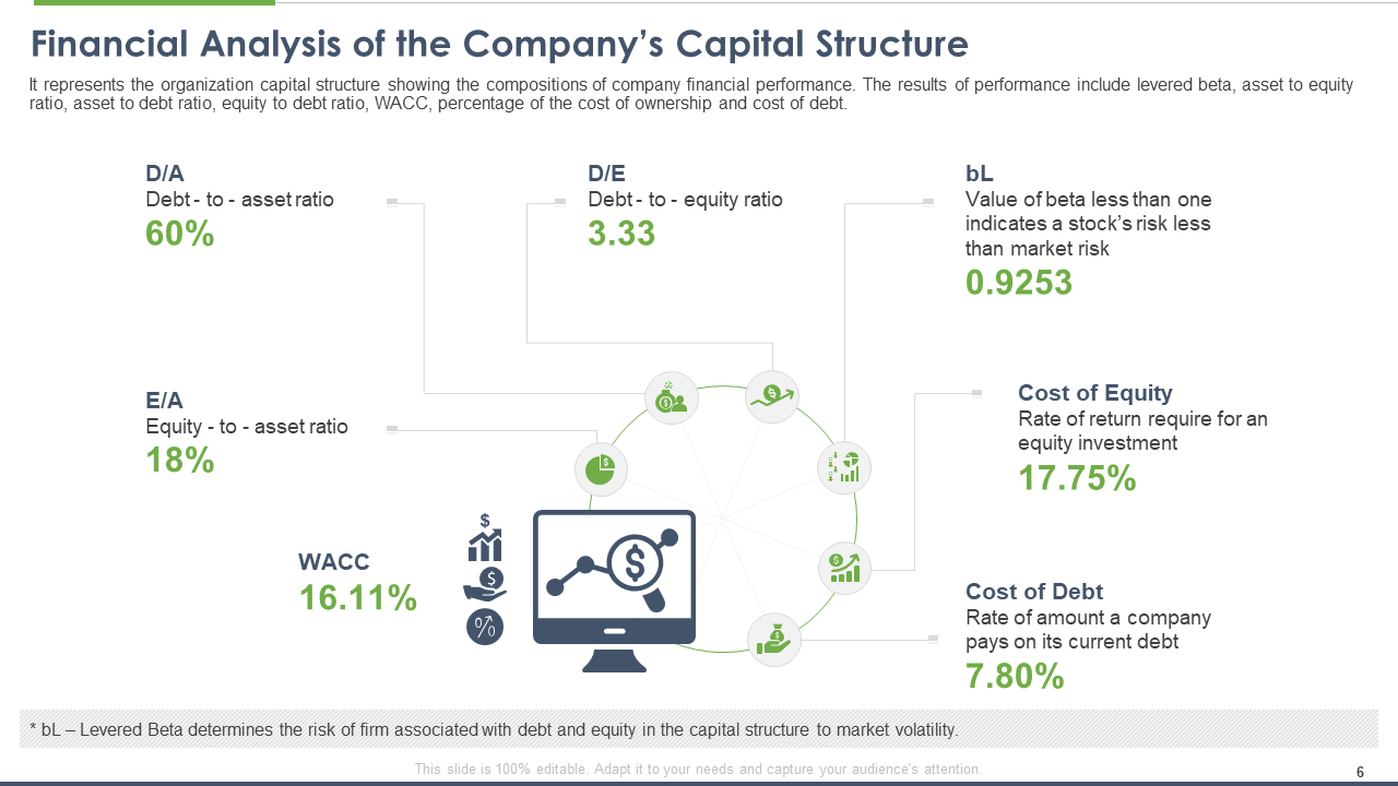 Financial Analysis of the Company’s Capital Structure PPT