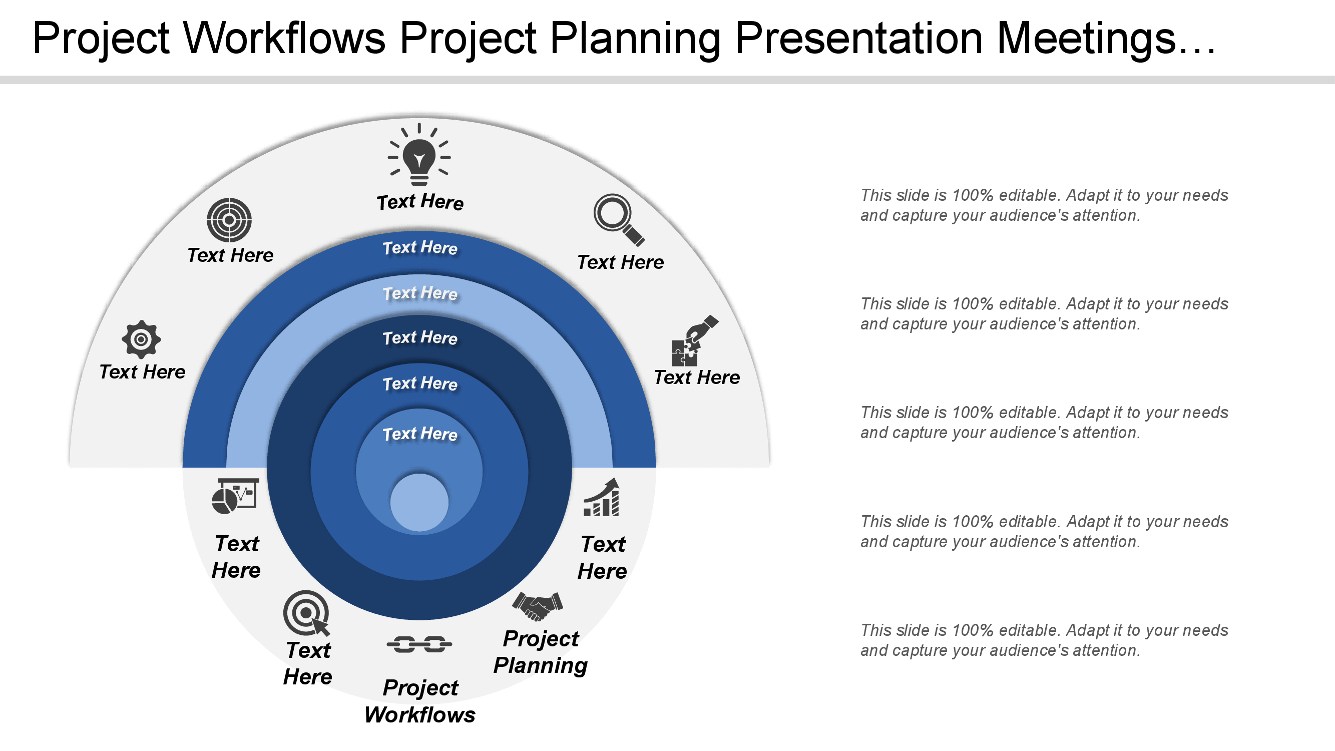 Project Workflows Project Planning Presentation Meetings