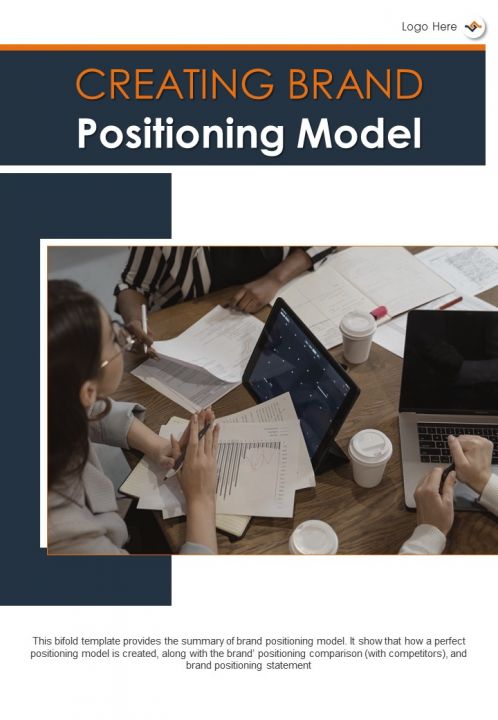 Bi Fold Creating Brand Positioning Model Brand Management Templates