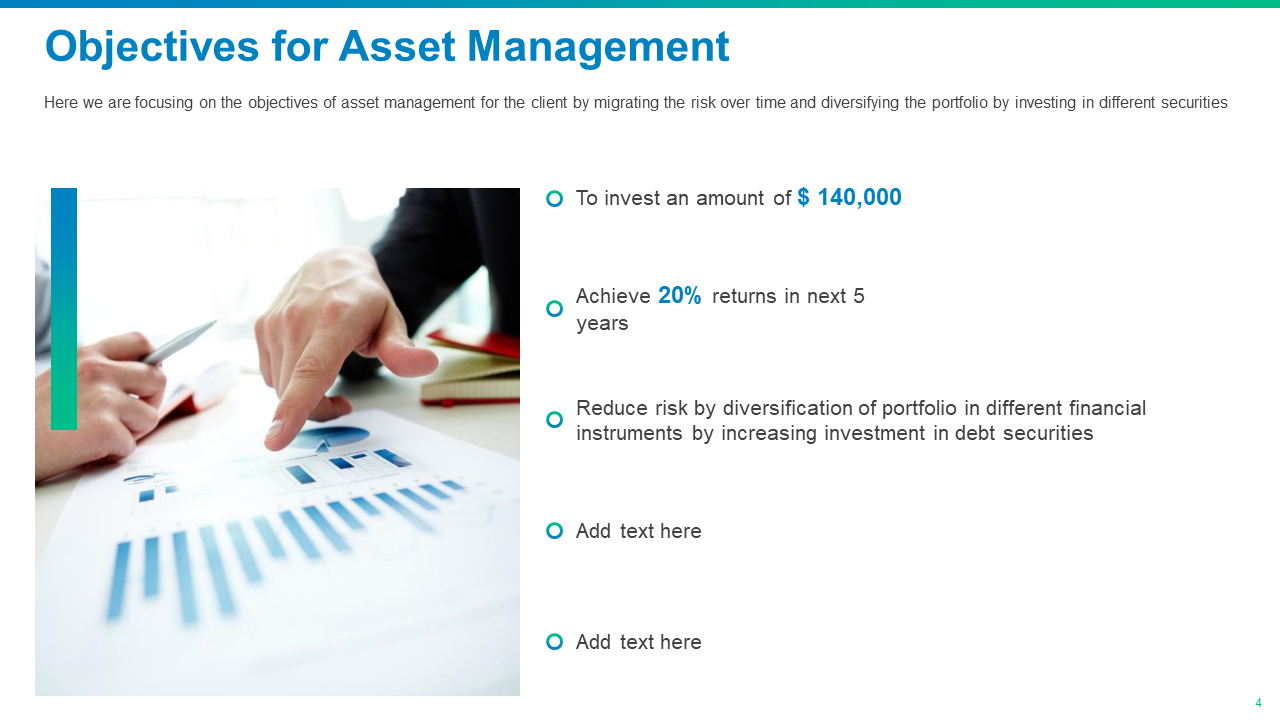 Objectives for Asset Management