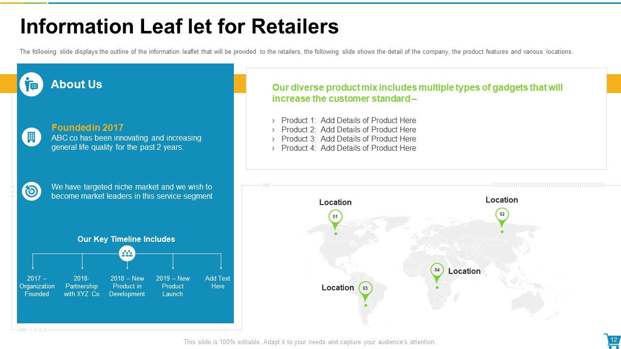 Information Leaf Let for Retailers 