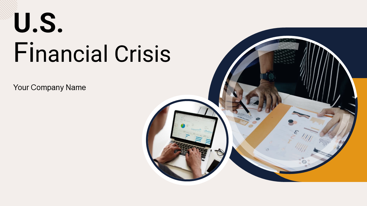 Apresentação em PowerPoint sobre a crise financeira dos EUA