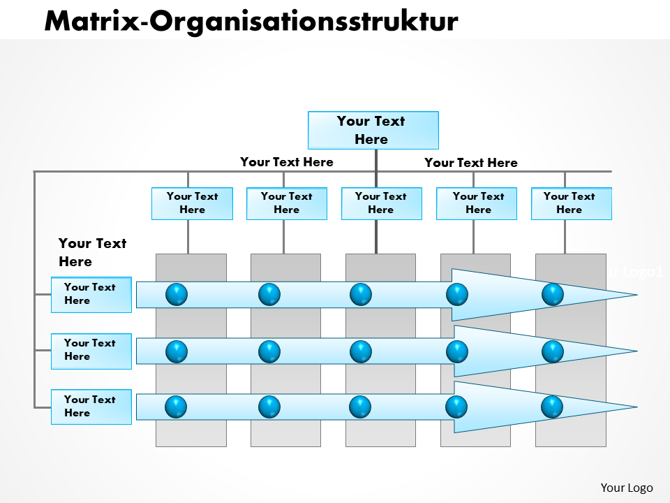 0514 Matrix-Organisation Projektmanagement PowerPoint-Präsentation