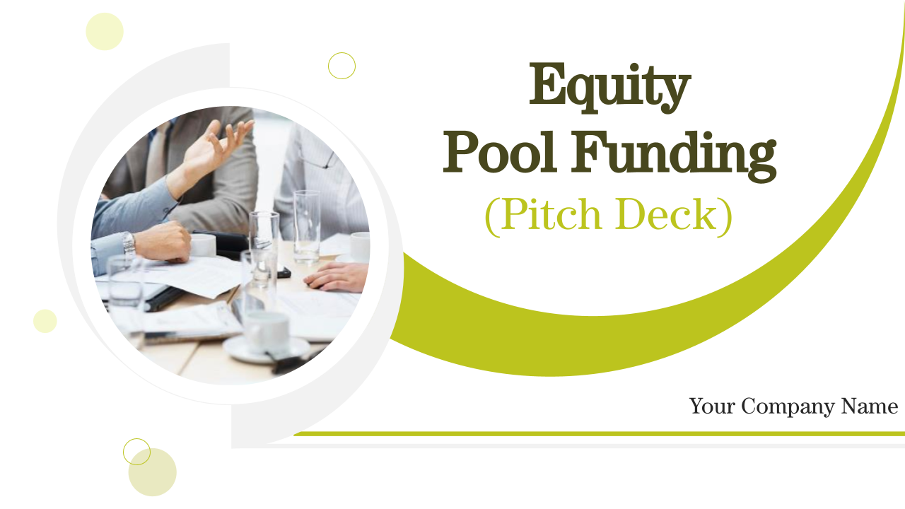 Equity Pool Funding Pitch Deck Powerpoint Presentation Slides