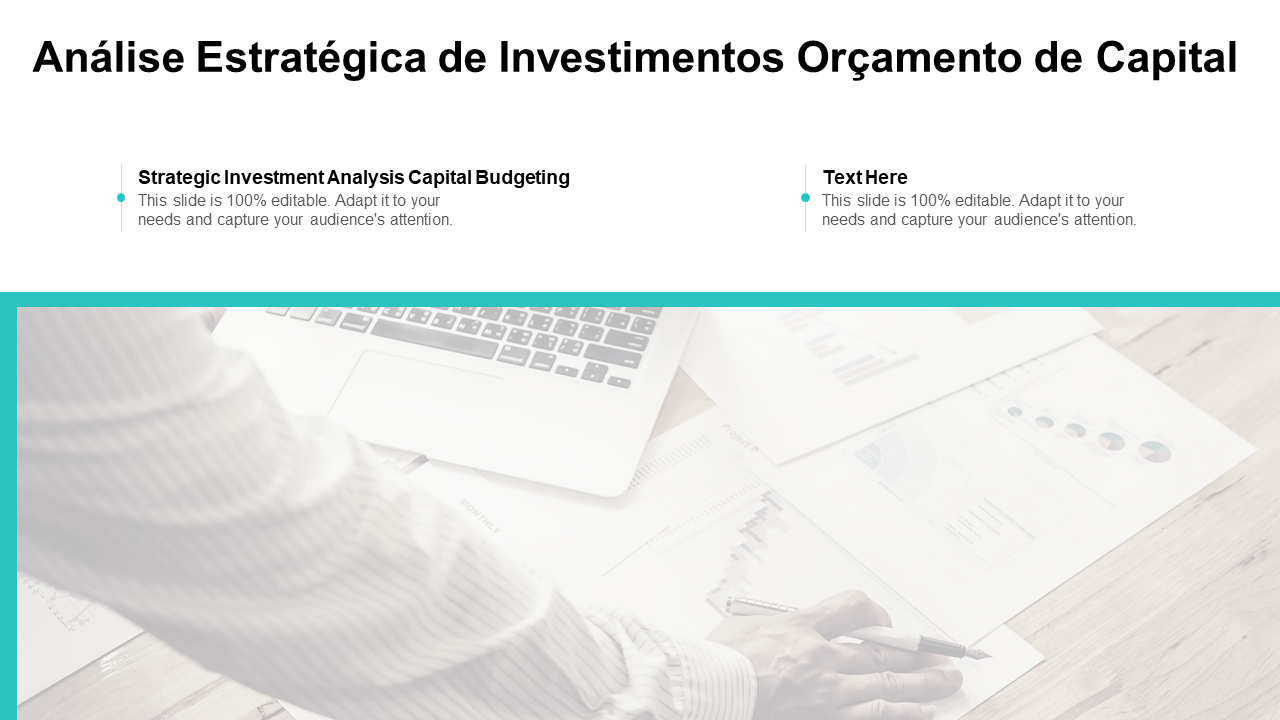 Análise Estratégica de Investimentos Orçamento de Capital
