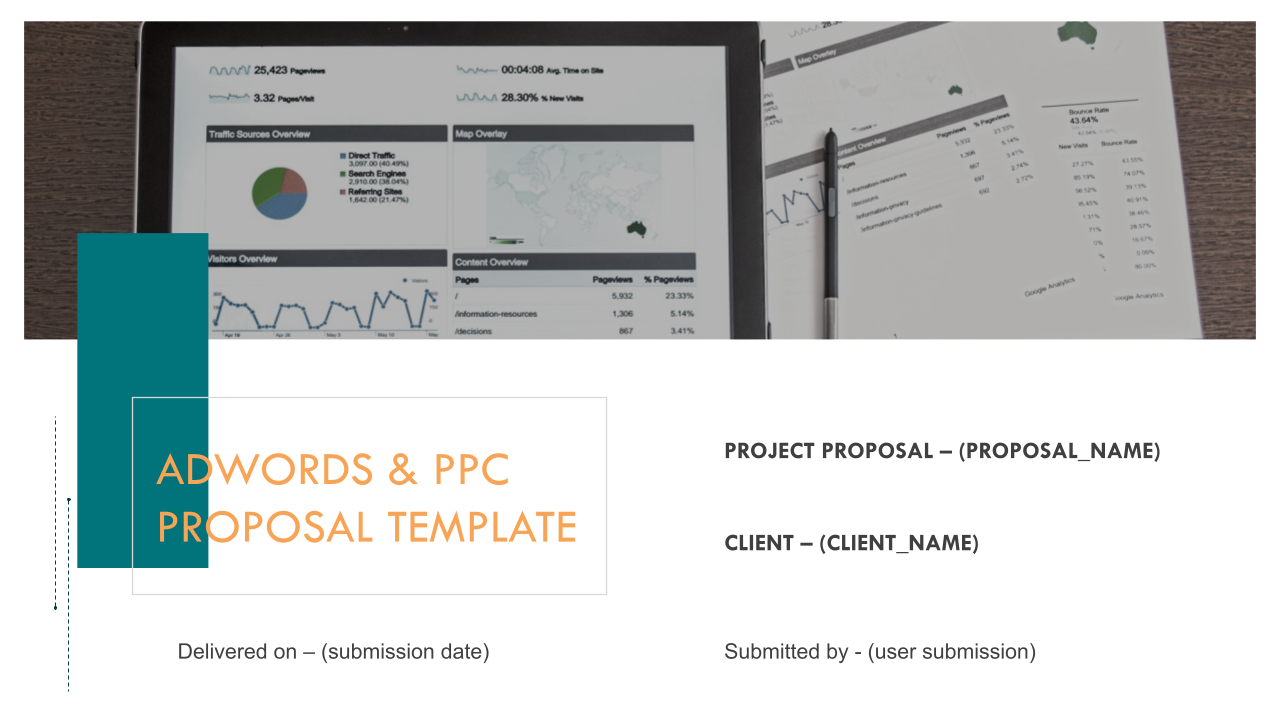 Adwords And PPC Proposal Templates Powerpoint Presentation Slides