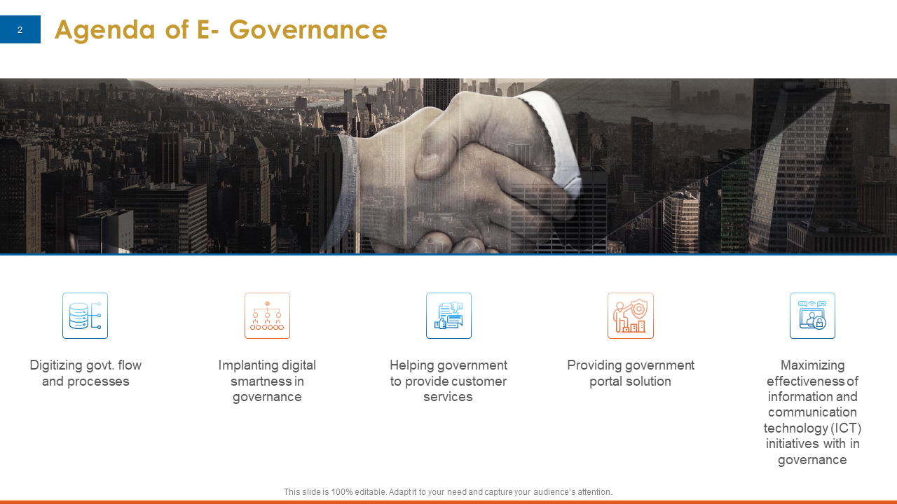 Agenda of E- Governance