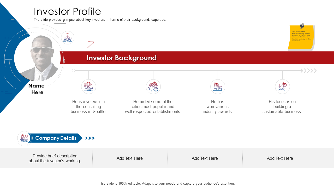 Company Playbook Investor Profile PPT