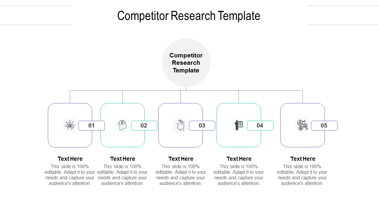 Competitor Research Model PowerPoint Presentation Slides