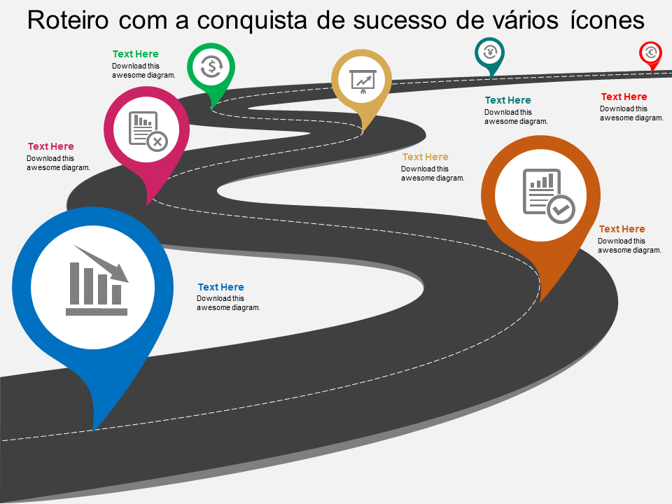 Roteiro com a conquista de sucesso de v&aacute;rios &iacute;cones