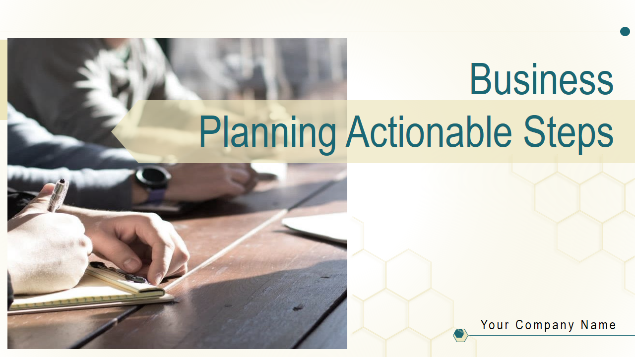 Business Planning Actionable Steps