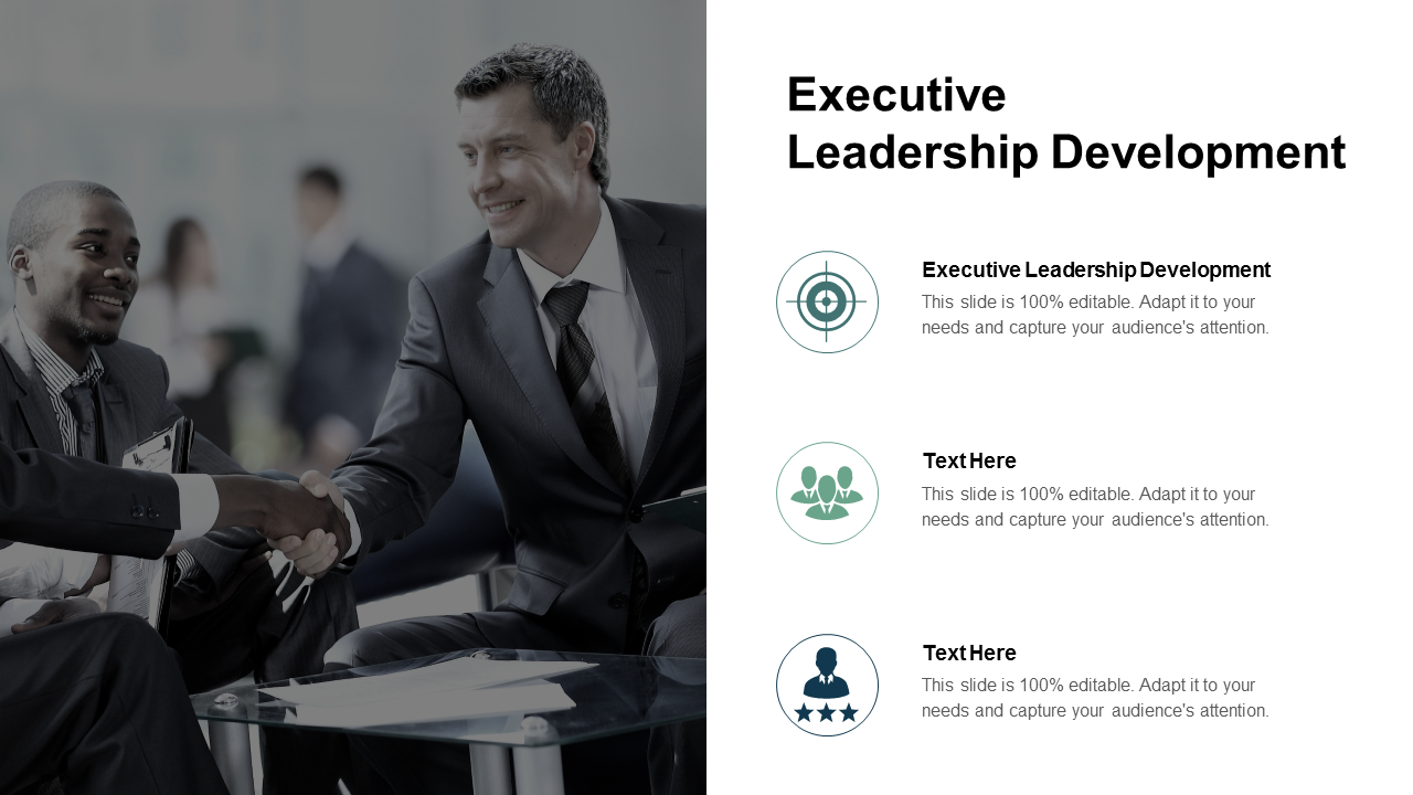 Executive Leadership Development PowerPoint Presentation Slides