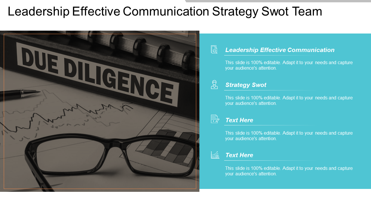 Leadership Effective Communication Strategy PowerPoint Slides