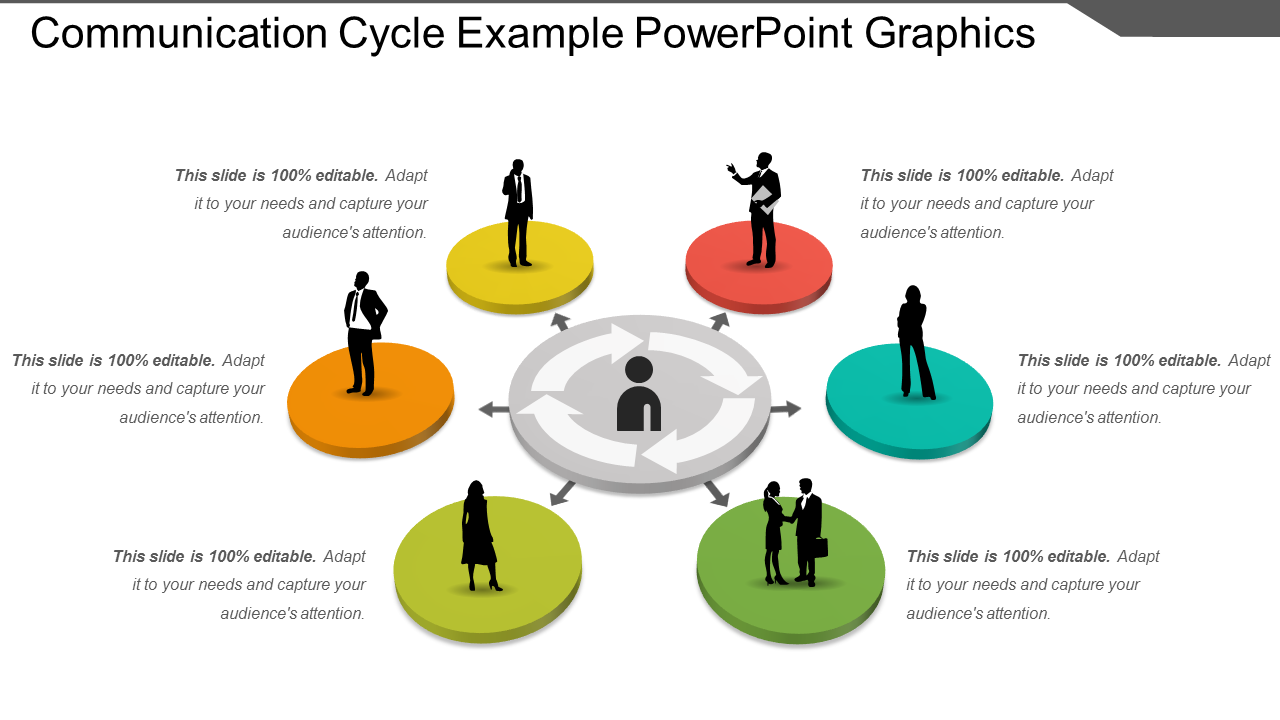 Communication Cycle Example PowerPoint Graphics