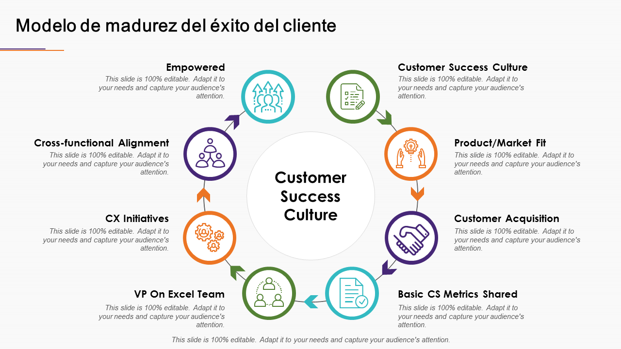 Customer Success Maturity Model PowerPoint Slides
