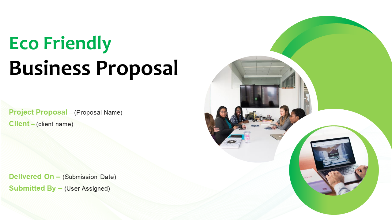 Eco Friendly Business Proposal PowerPoint Presentation