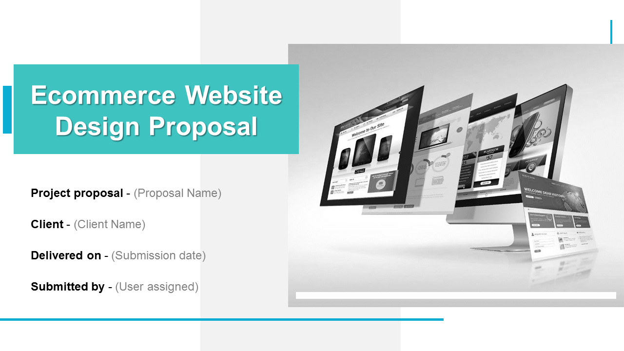 Ecommerce Website Design Proposal PowerPoint Presentation Slides