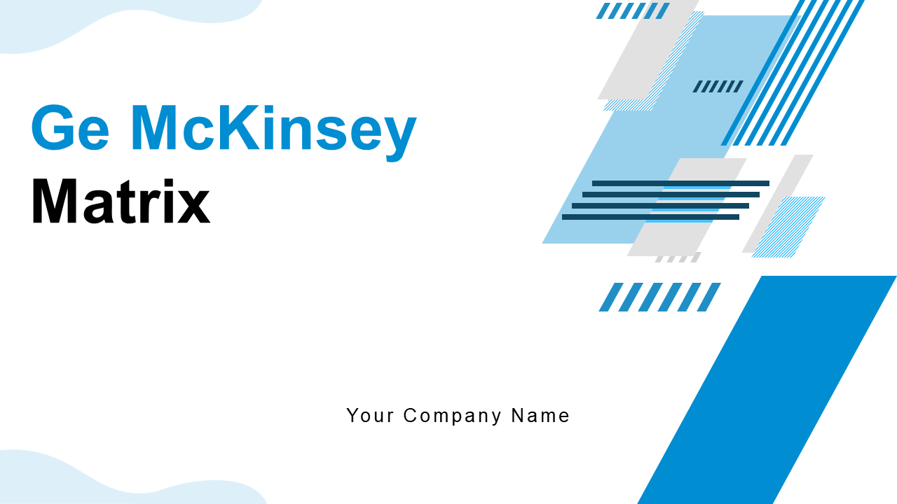 Ge McKinsey Matrix Complete Deck