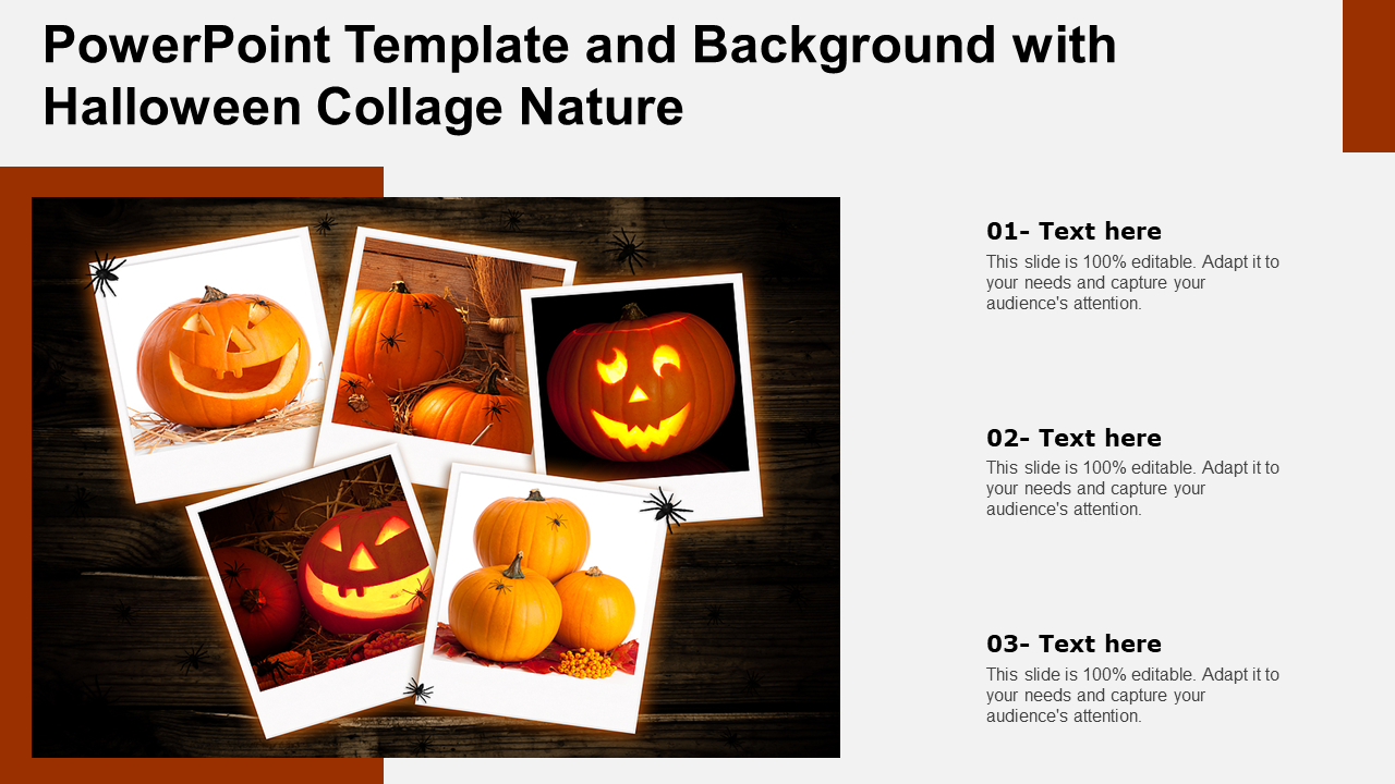 Halloween Collage Nature PowerPoint Templates