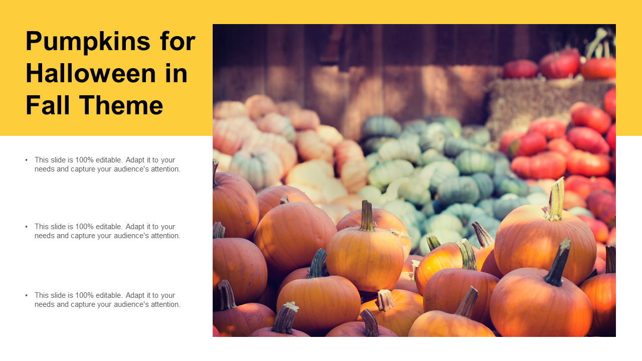 Pumpkins Halloween PowerPoint Templates 