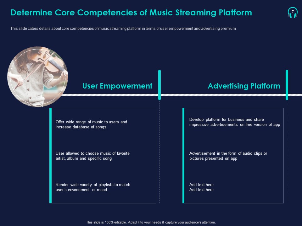 Music Streaming Platform Pitch Deck